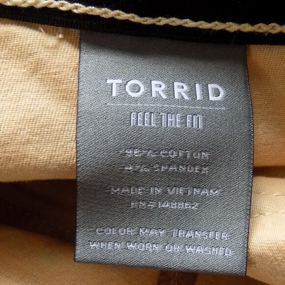 Torrid Jogger Pants Comfort Flex Waistband Size 18R High-Rise Stretch Twill - Picture 6 of 6